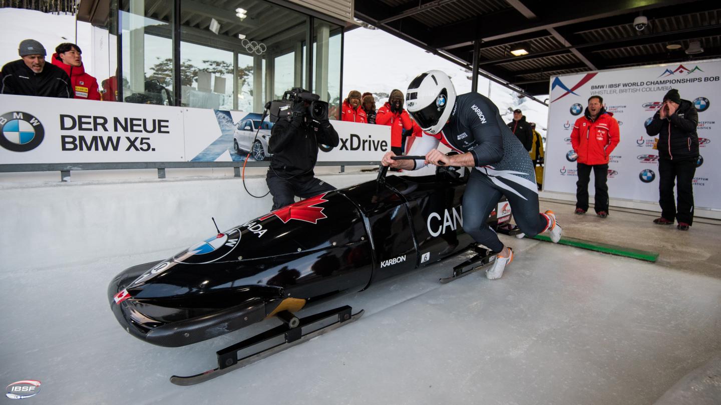 bobsleigh track start